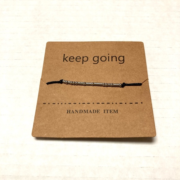 Six Inspirational Morse Code Bracelets - Picture 7 of 8